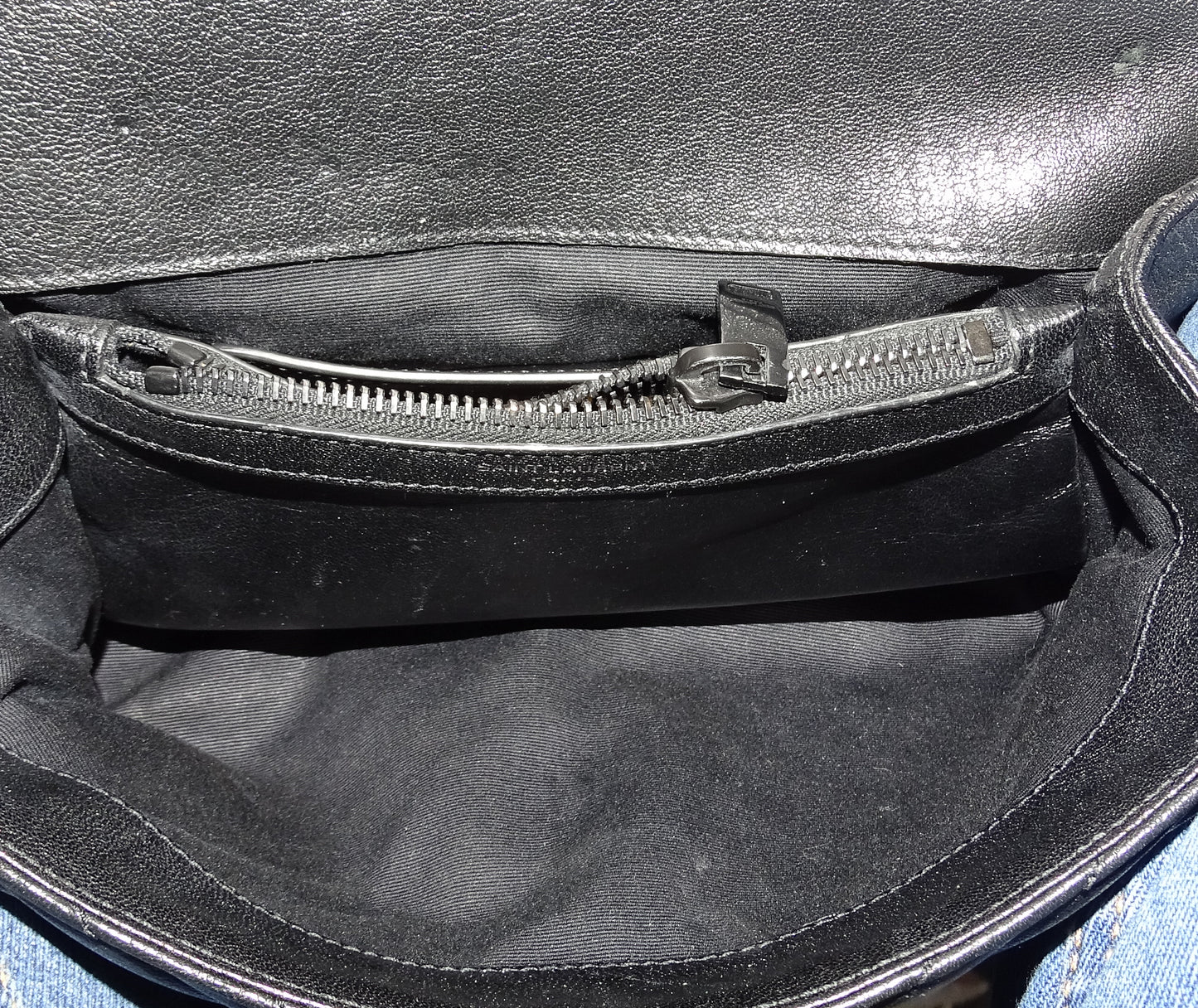 Saint Laurent College Bag Medium DTM Black 2017