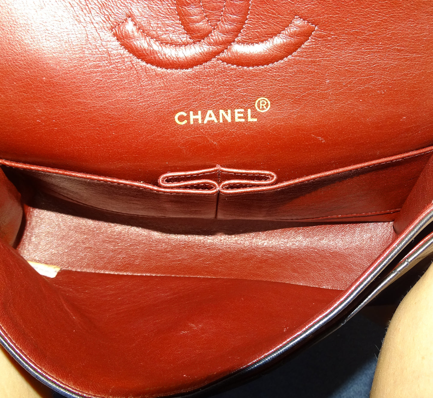 Chanel Classic Double Flap Medium Black Gold Hardware 91/94