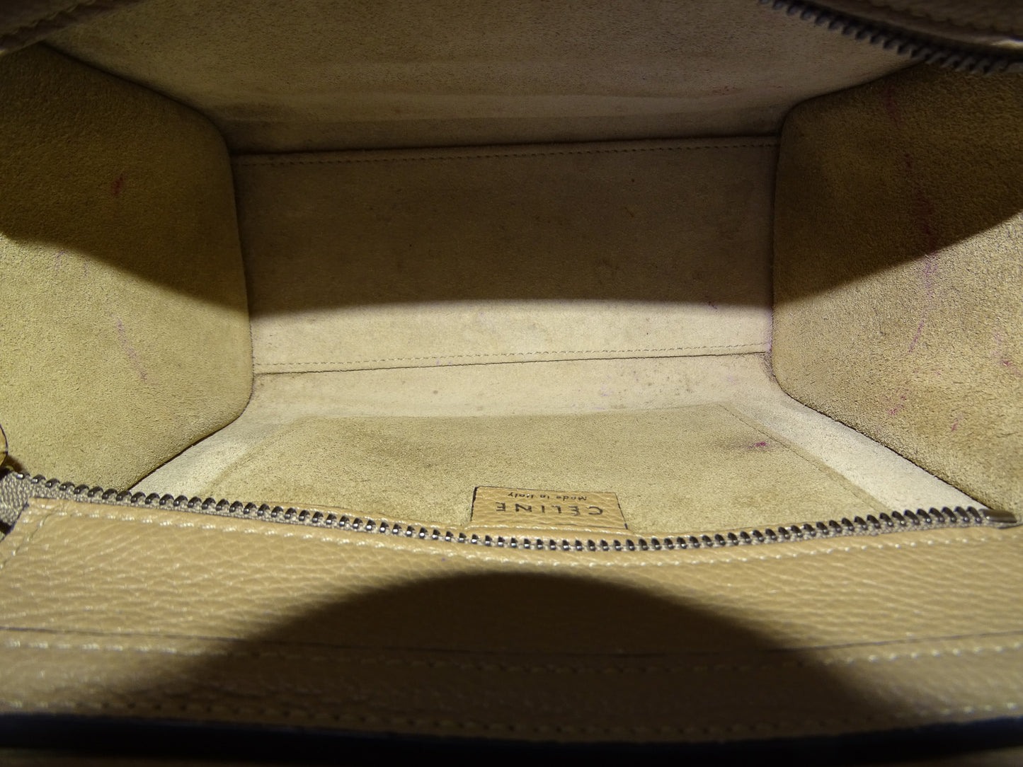Celine Luggage Tote Nano Taupe 2018