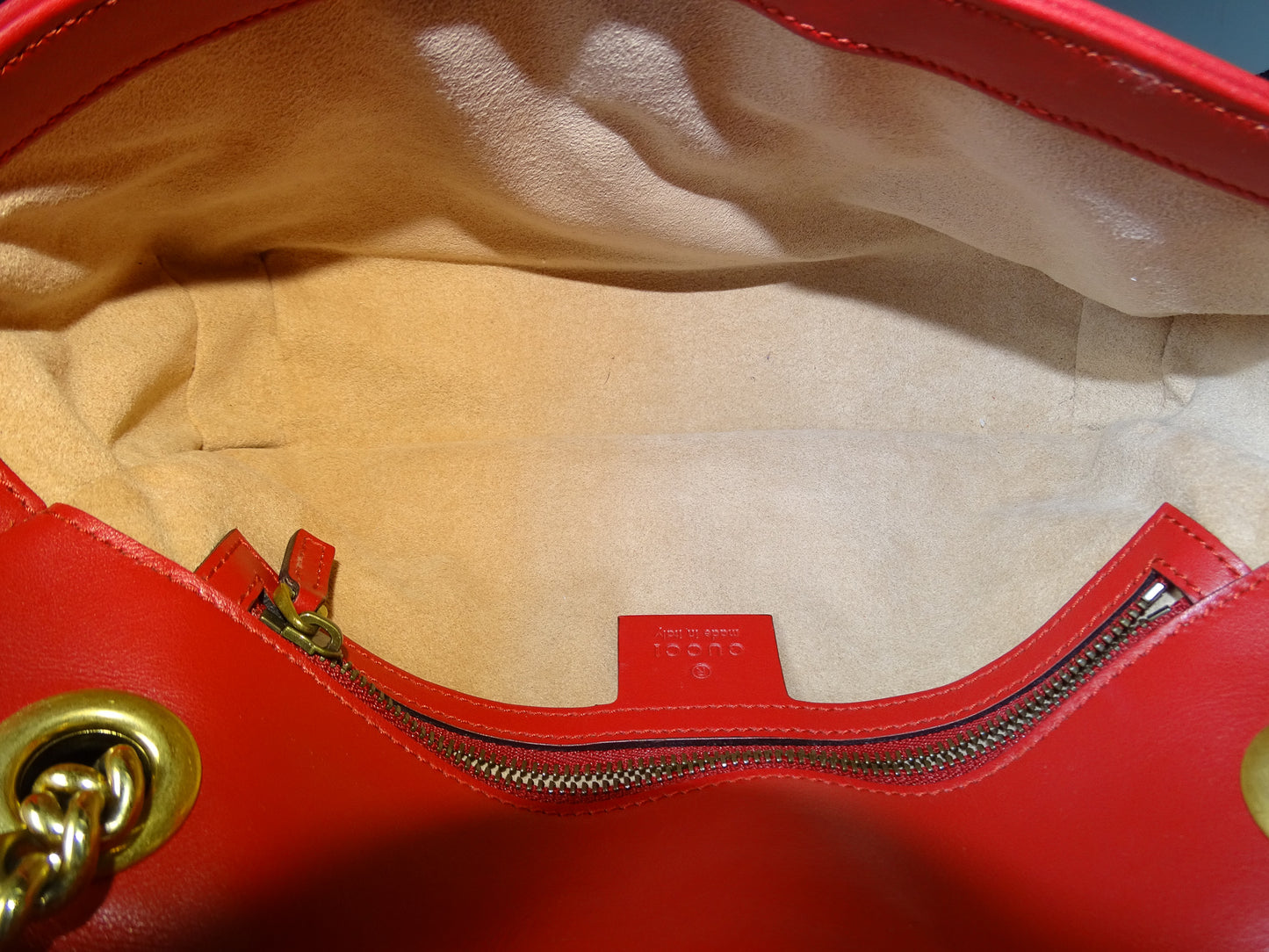 Gucci Marmont Flap Old Model Small Red GHW