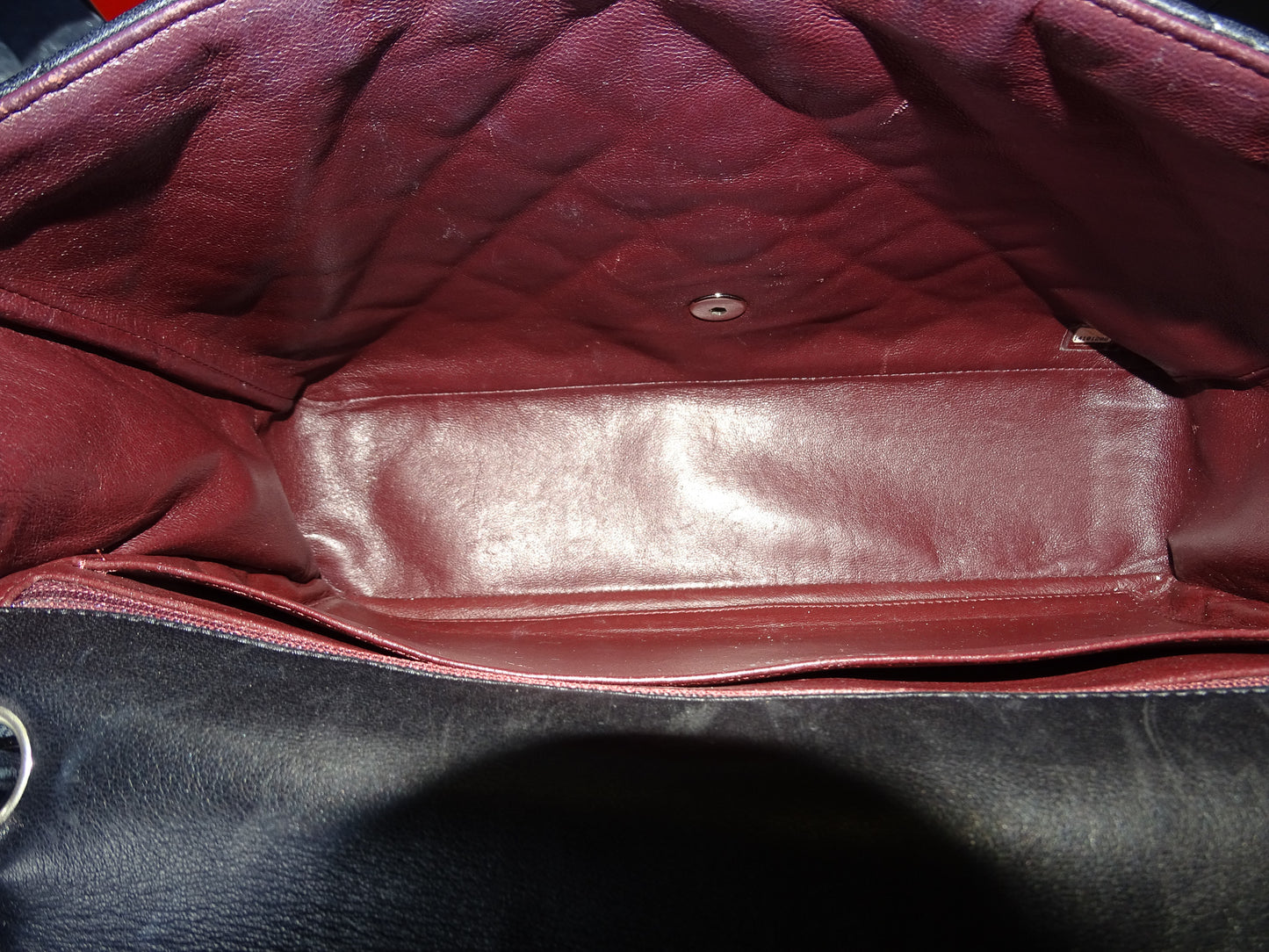 Chanel Classic Single Flap Maxi Black Lambs SHW 2011