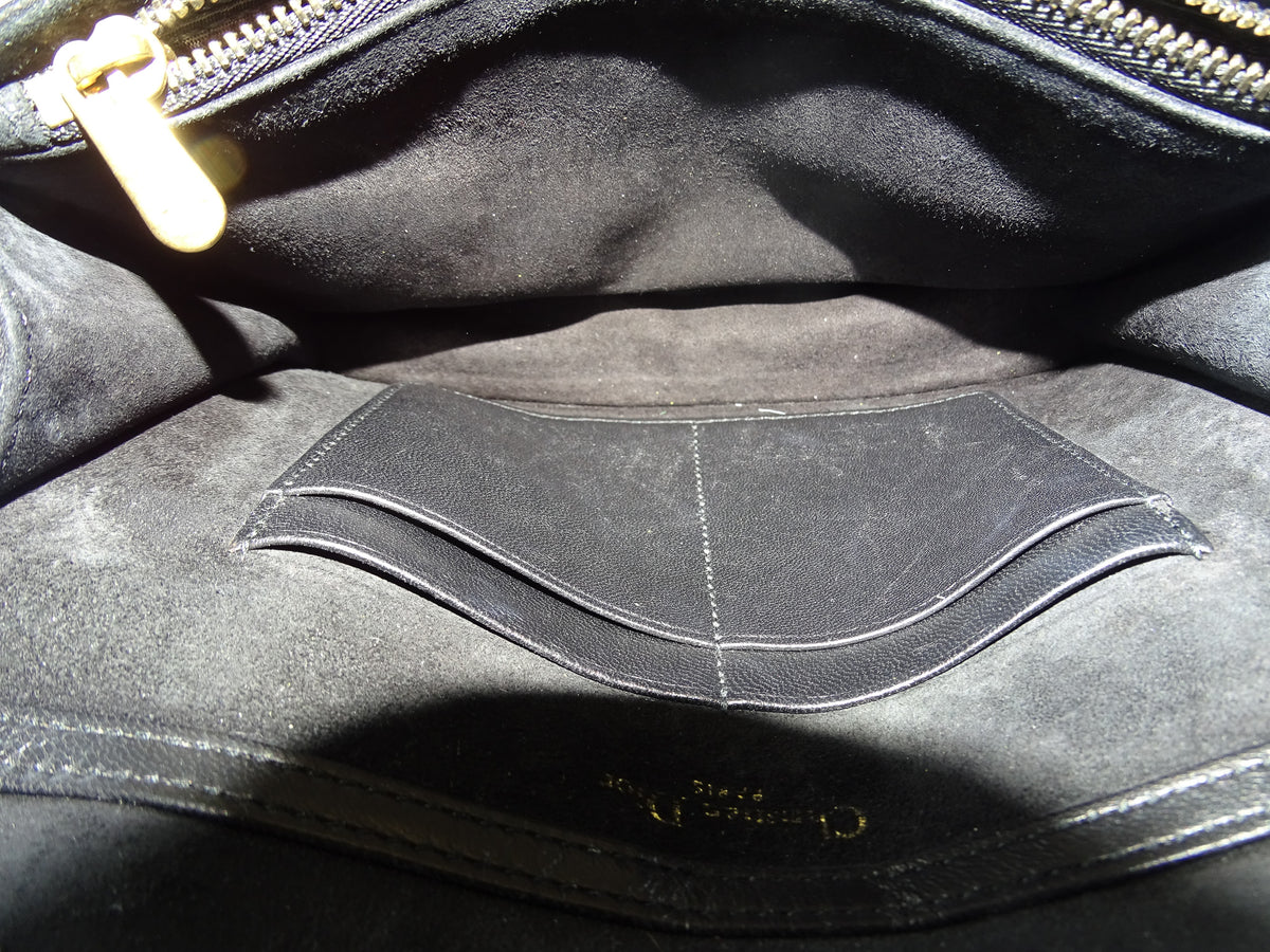 Dior Diorama Wallet on Chain Black Studded