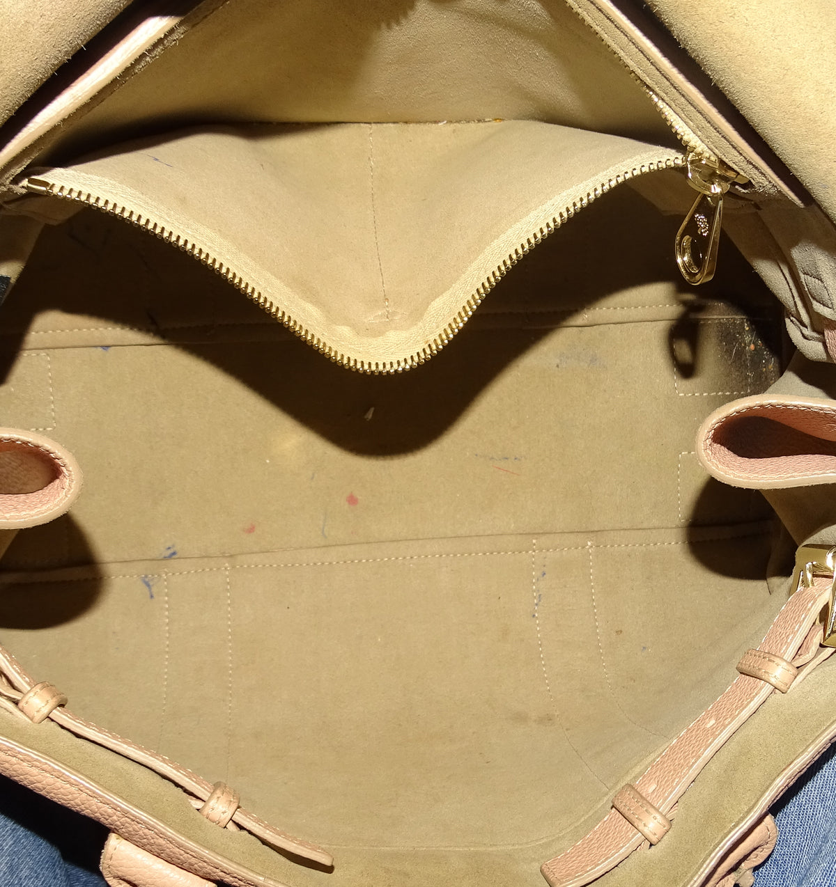 Mulberry Bayswater Plaster Pink Small Classic Grain Leather & Gold Hardware