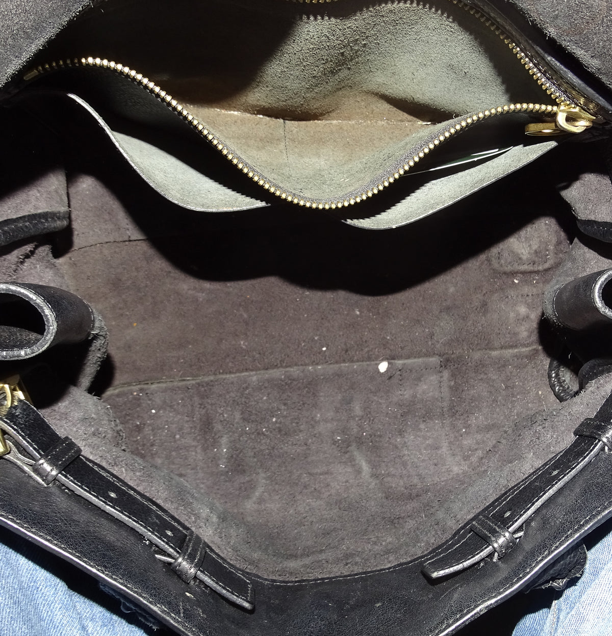 Mulberry Bayswater Black NVT With Gold Hardware