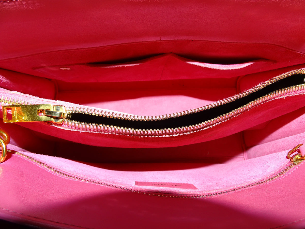 Saint Laurent Sac Du Jour Pink Small With Strap