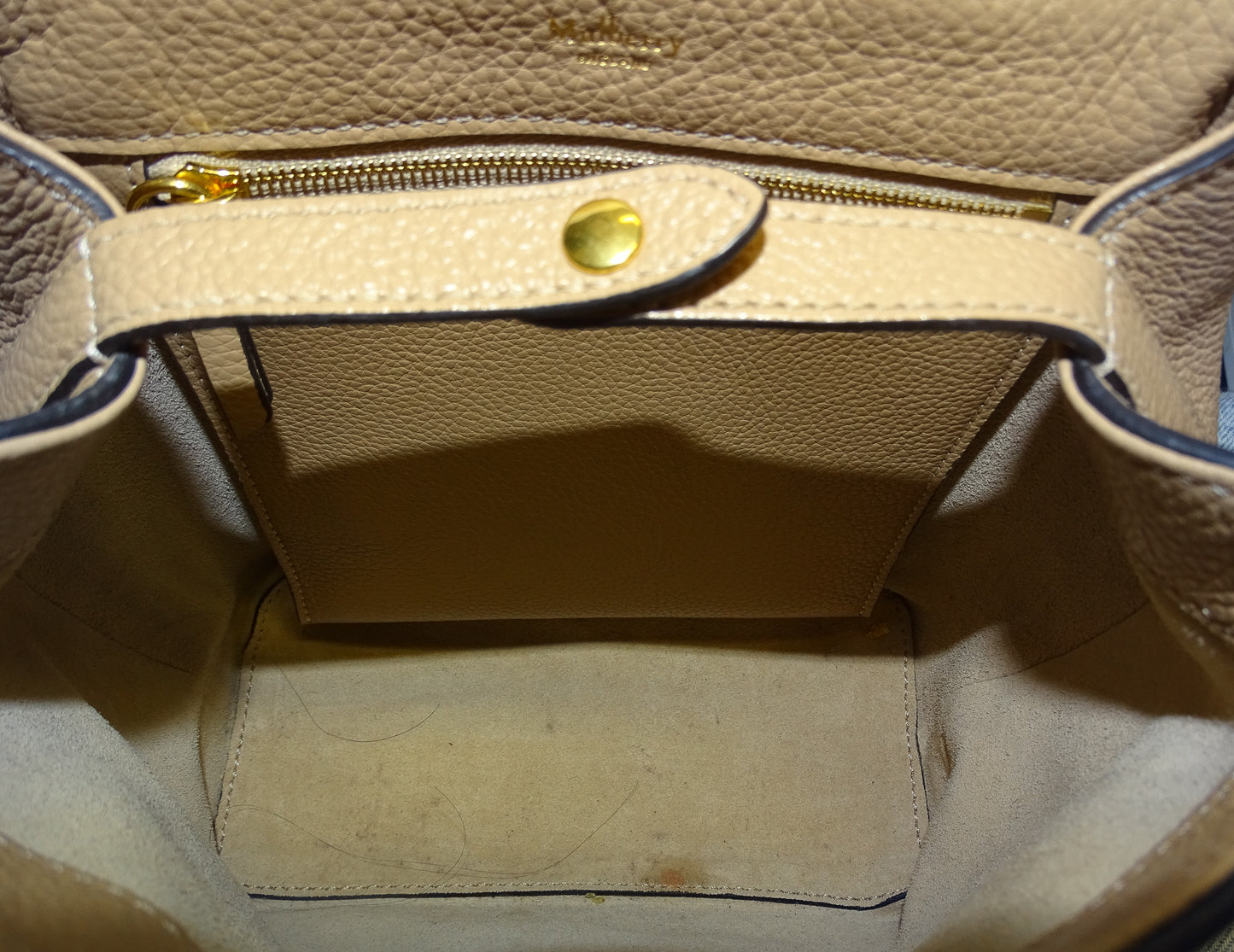 Mulberry Beige Leather Bayswater Backpack