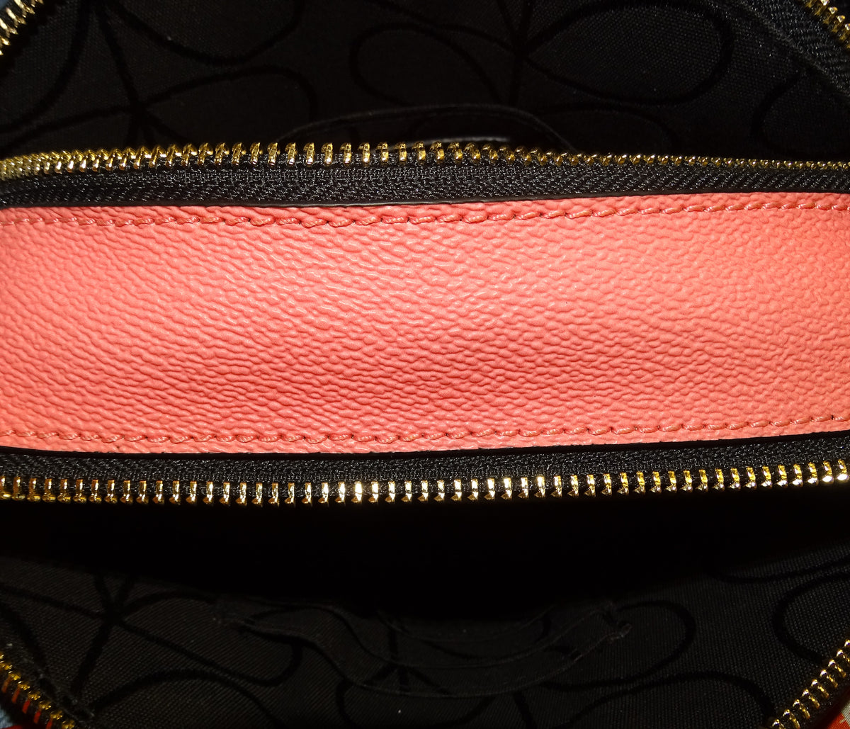 Orla Kiely Tostada Crossbody In Forest Colour Block