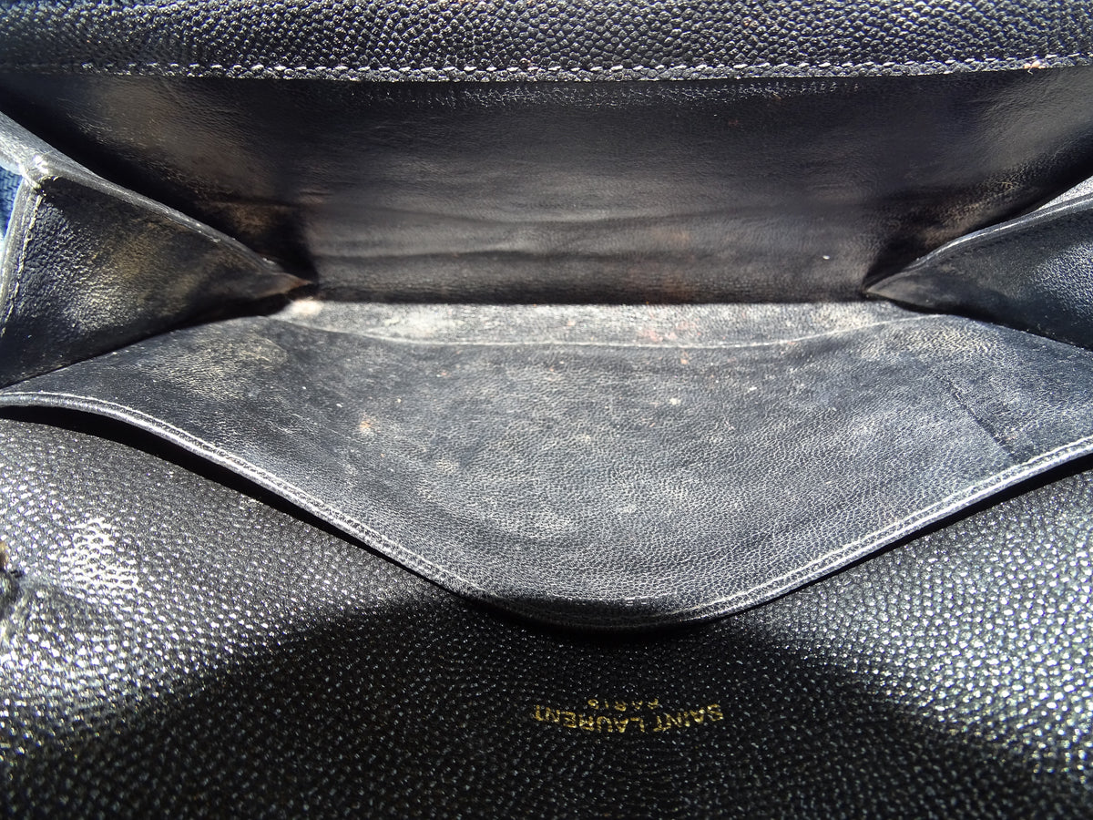 Saint Laurent Uptown Chain wallet Small Black