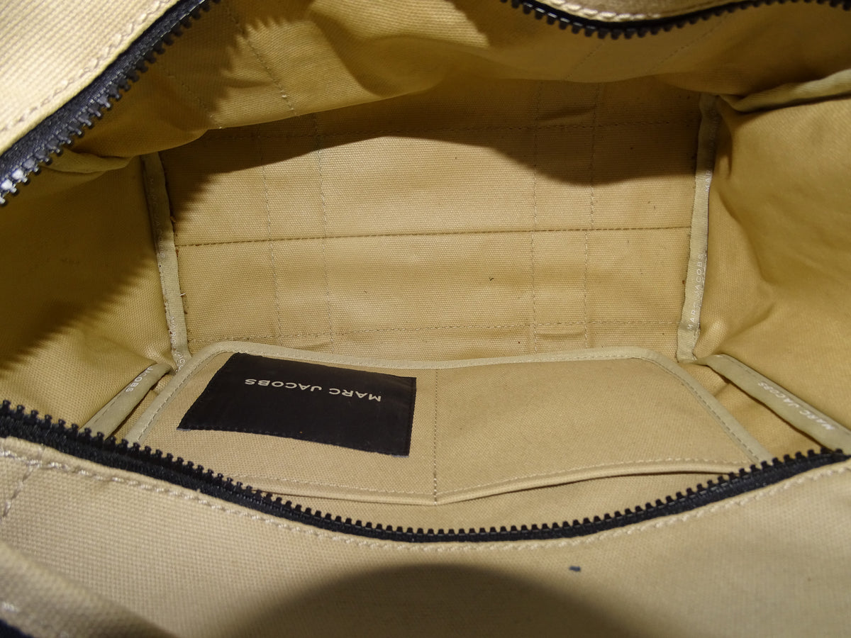 Marc Jacobs The Tote Bag Medium Beige Canvas with Strap