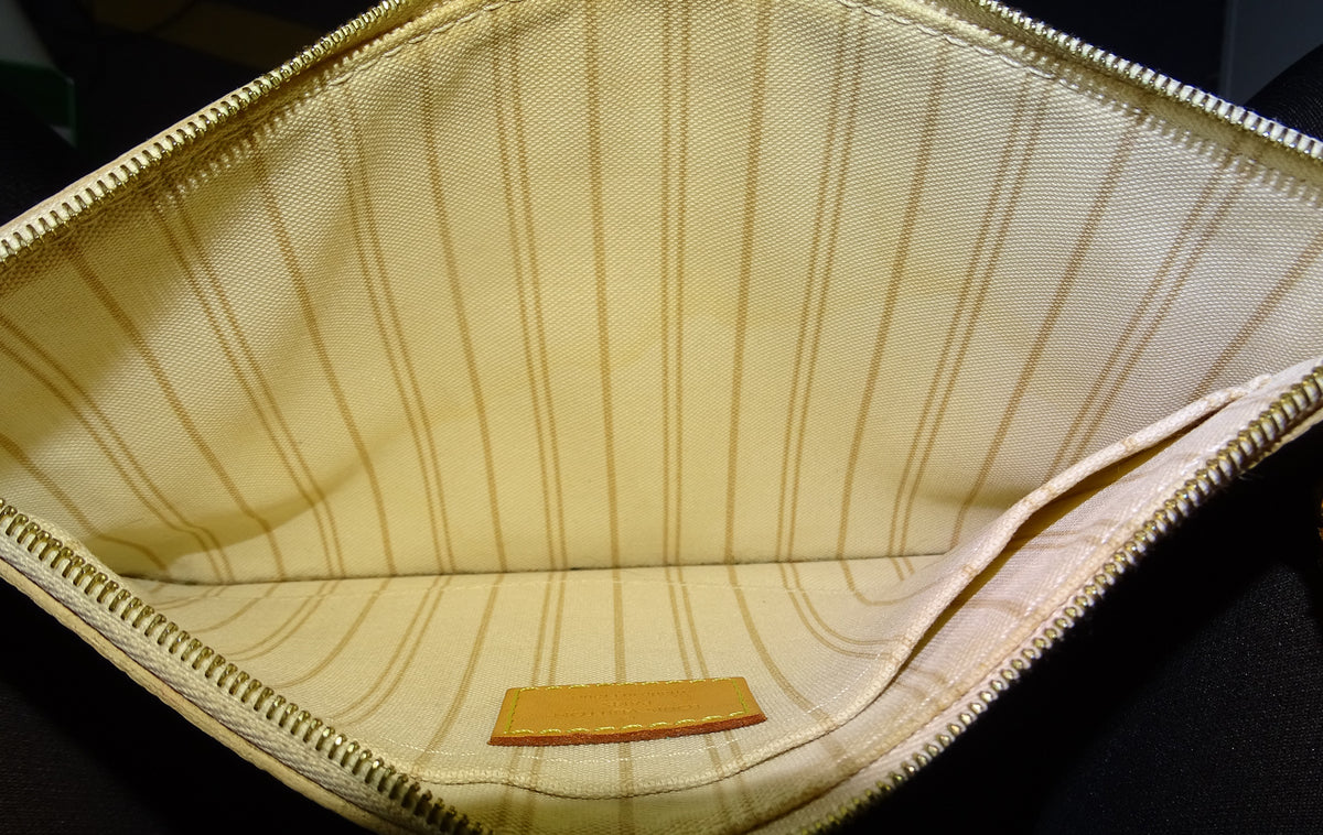 Louis Vuitton Neverfull Pochette Classic Damier Azur FL0149 - 2019