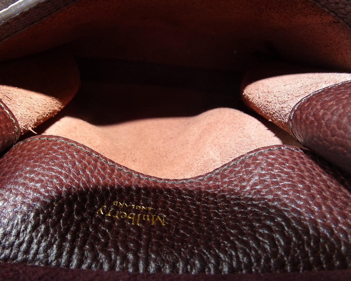 Mulberry Antony Small Oxblood Gold HW