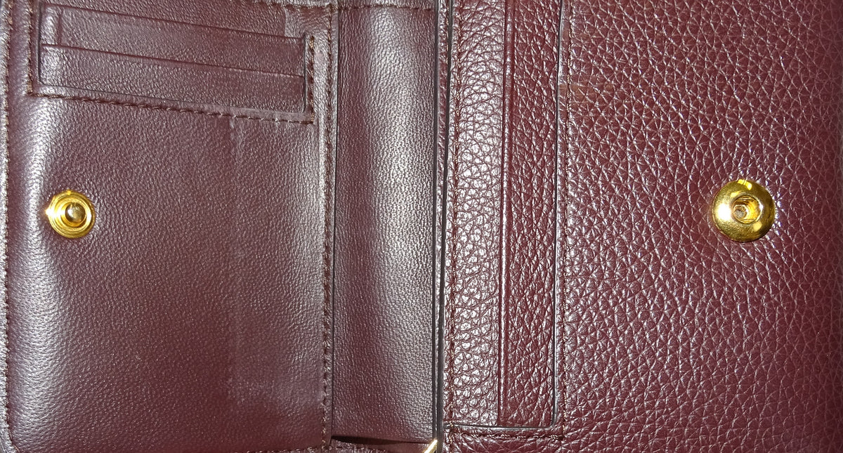 Mulberry Continental Wallet Small Oxblood