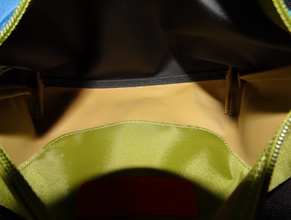 Longchamp Le Pliage Re-Play Shoulder Bag Green/Blue/Red
