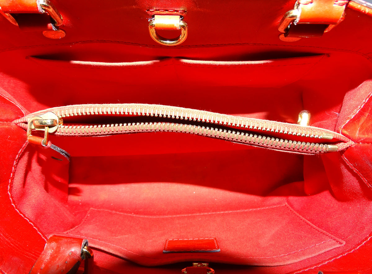 Louis Vuitton Montaigne BB Red Vernis CA0155 - 2015