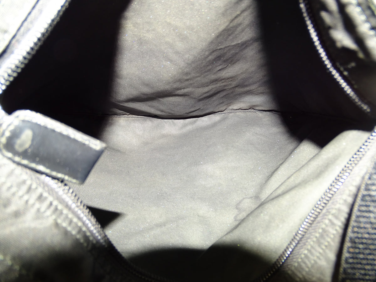 Prada Flat Messenger Large Black Nylon