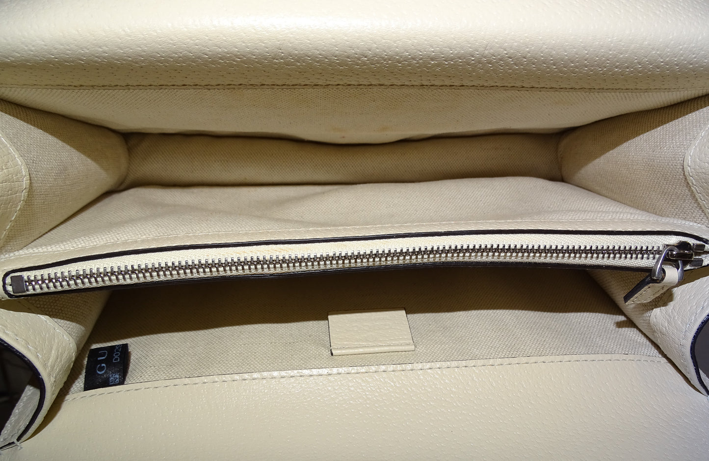 Gucci Cream Leather Small Dionysus Shoulder Bag