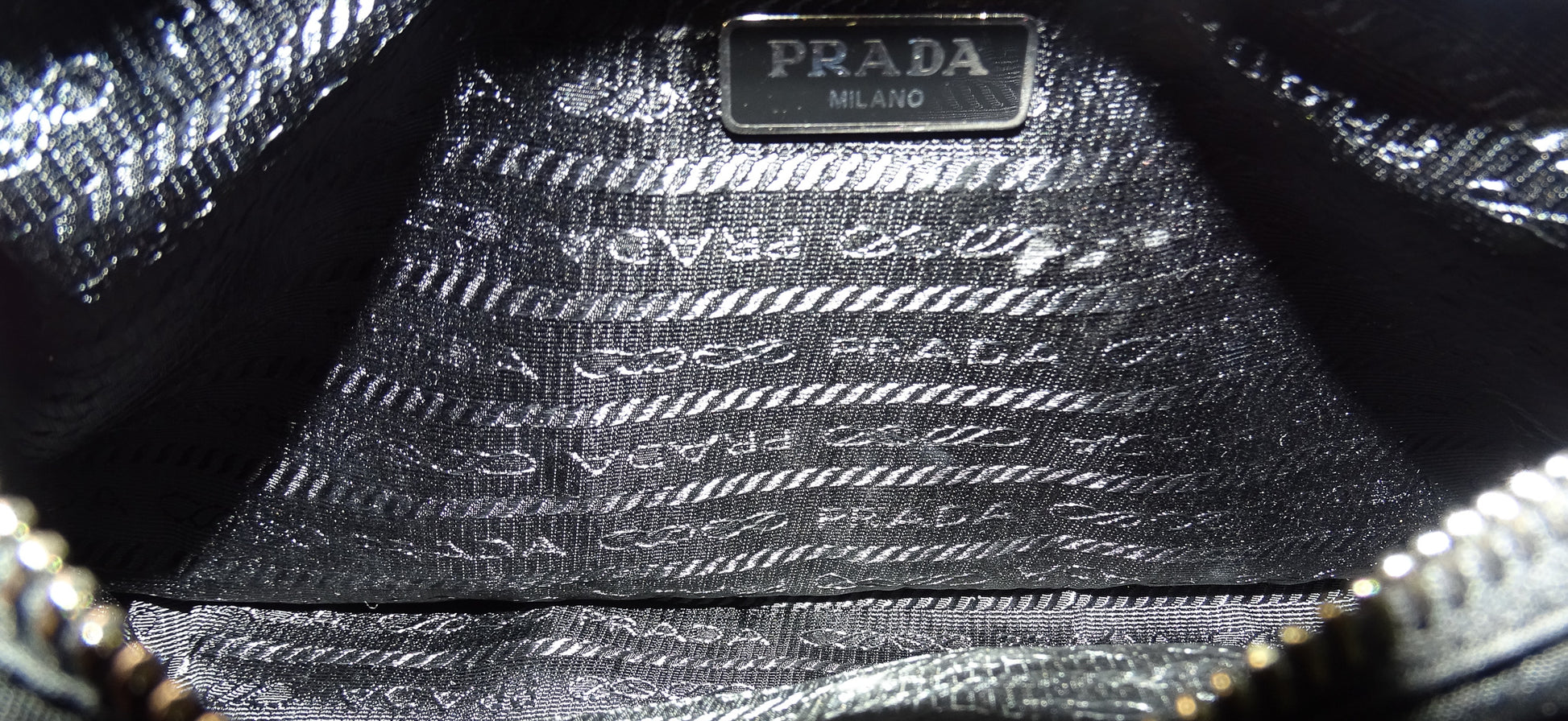 Prada 2005 Mini Sac Orange in Re-Nylon with Silver-tone - US