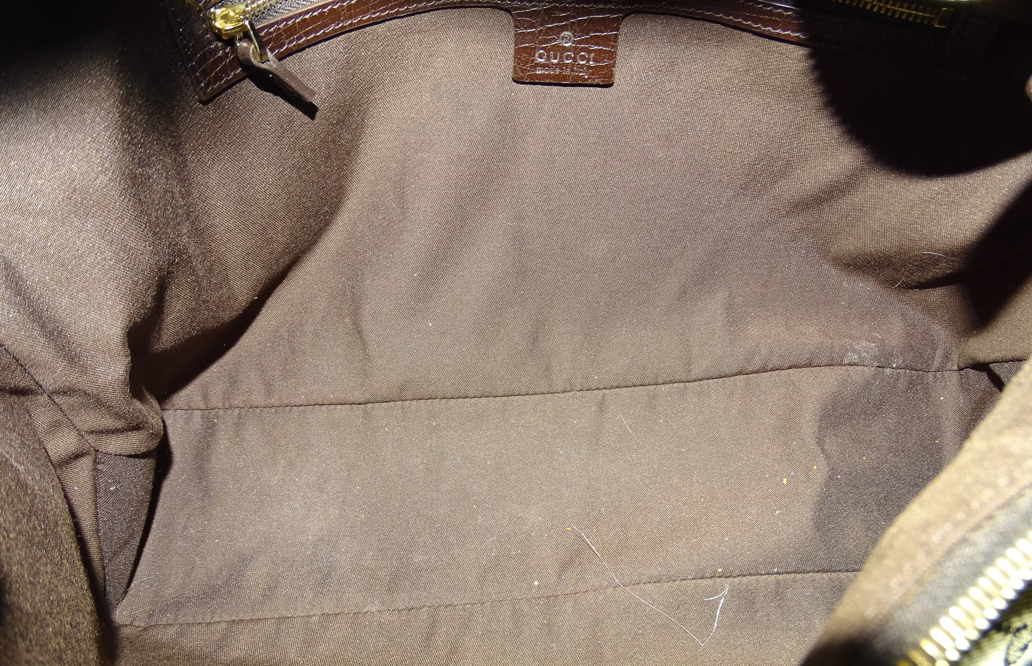 Gucci  Brown GG Jacquard Horsebit Hobo Bag