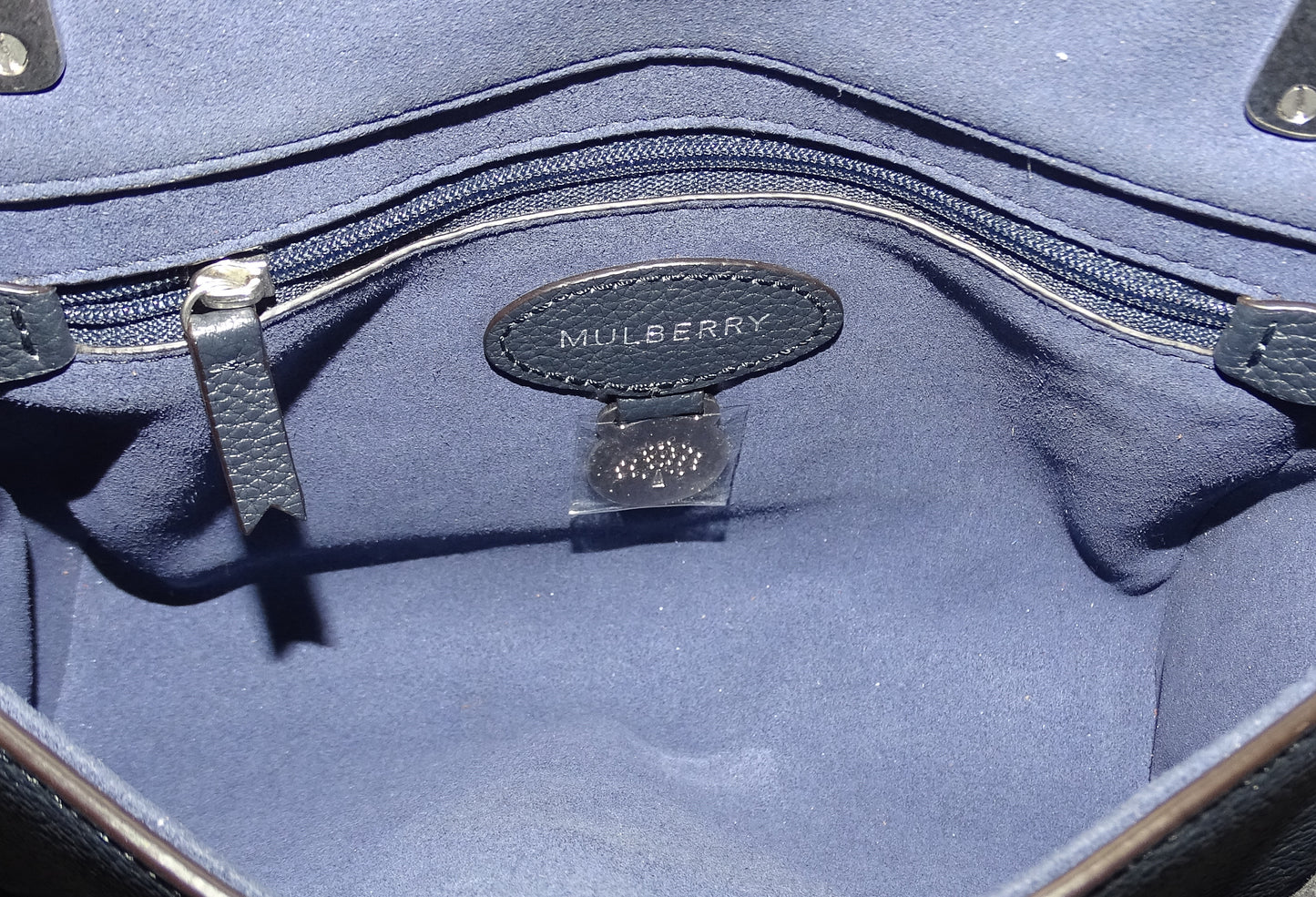 Mulberry Midnight Classic Grain Leather Regular Lily