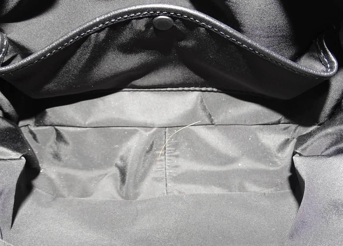 Gucci Black GG Crystal Front Pocket Camera Bag
