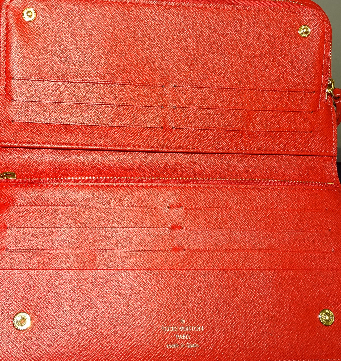 Louis Vuitton Monogram and Red Insolite Wallet CA0165 - 2015
