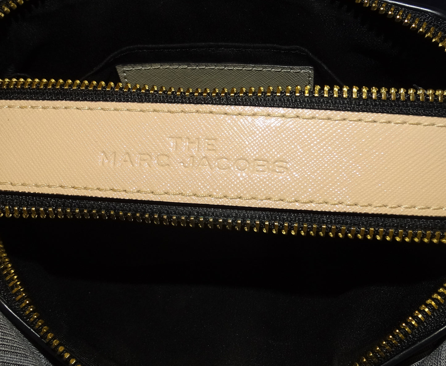 Marc Jacobs Grey/Pale Pink and Logo Strap Snapshot