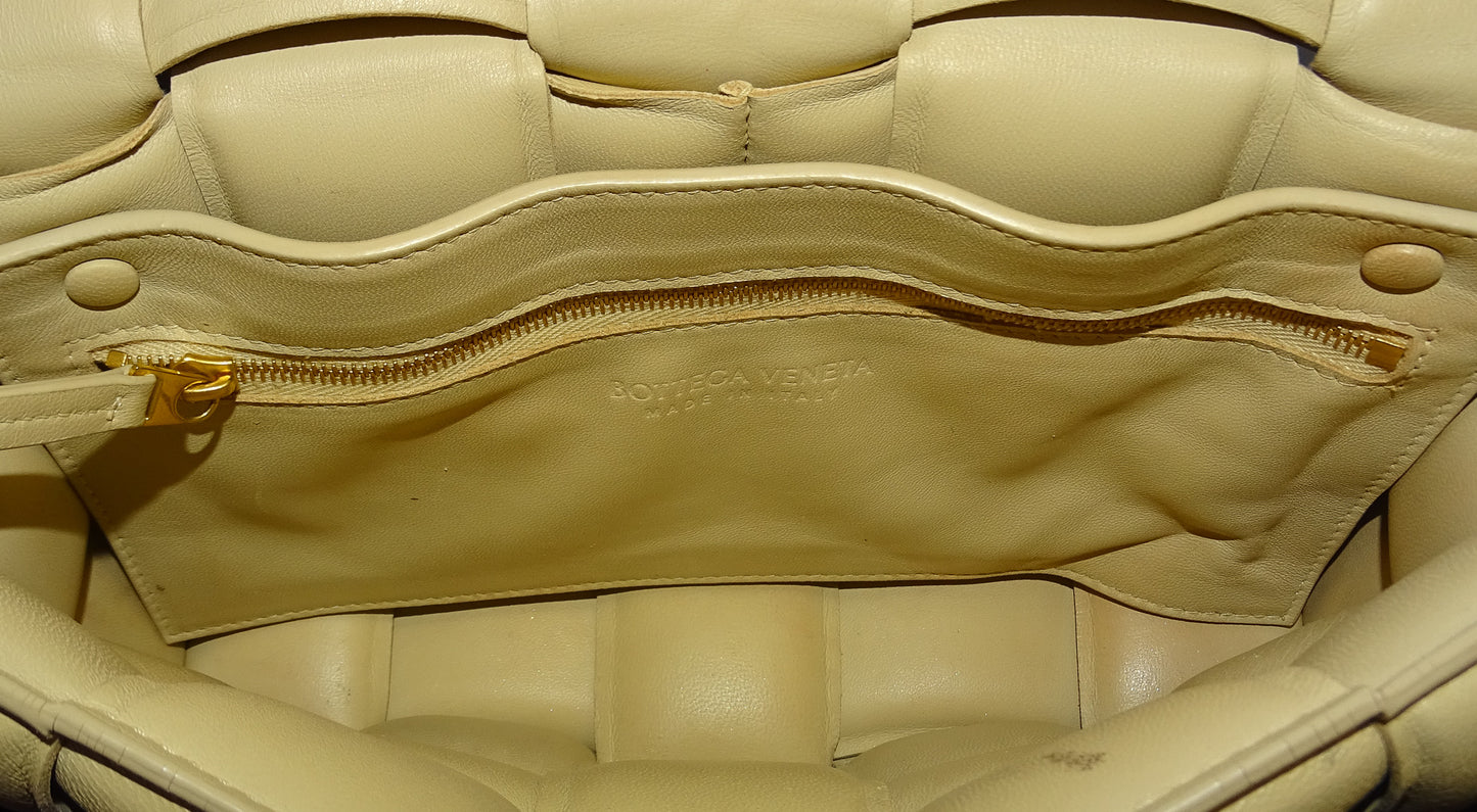 Bottega Veneta Cream Padded Cassette