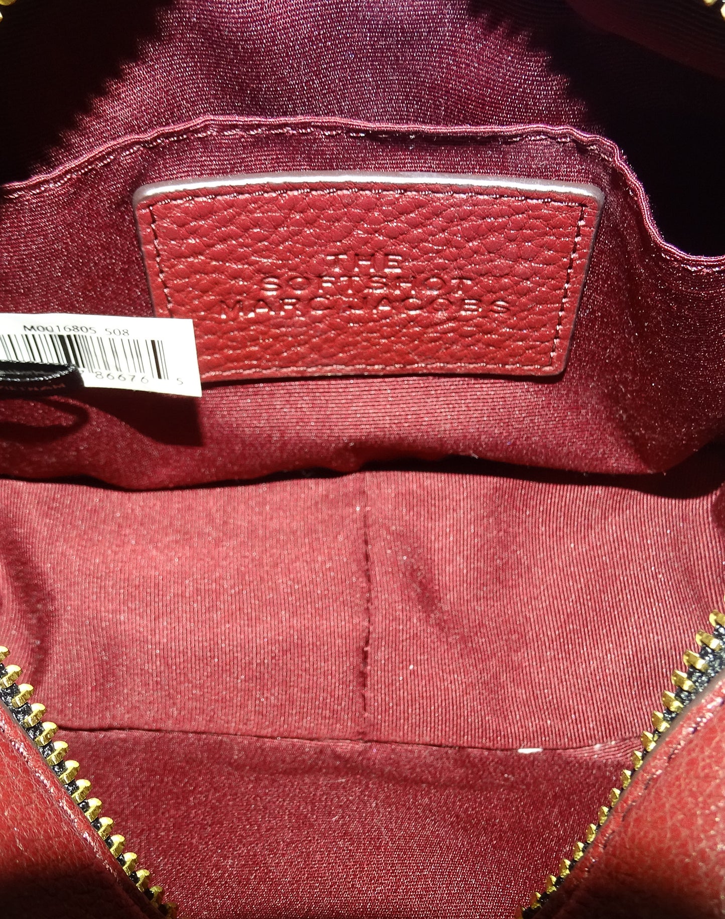 Marc Jacobs Burgundy Softshot 17