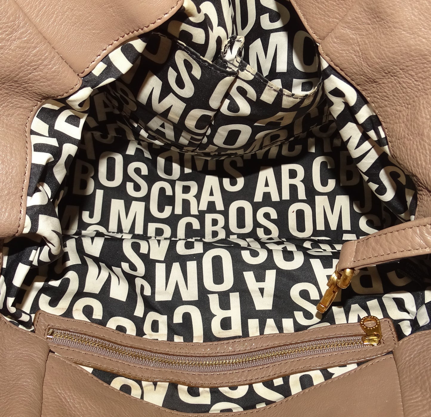 Marc Jacobs Taupe Classic Q Fran Bag