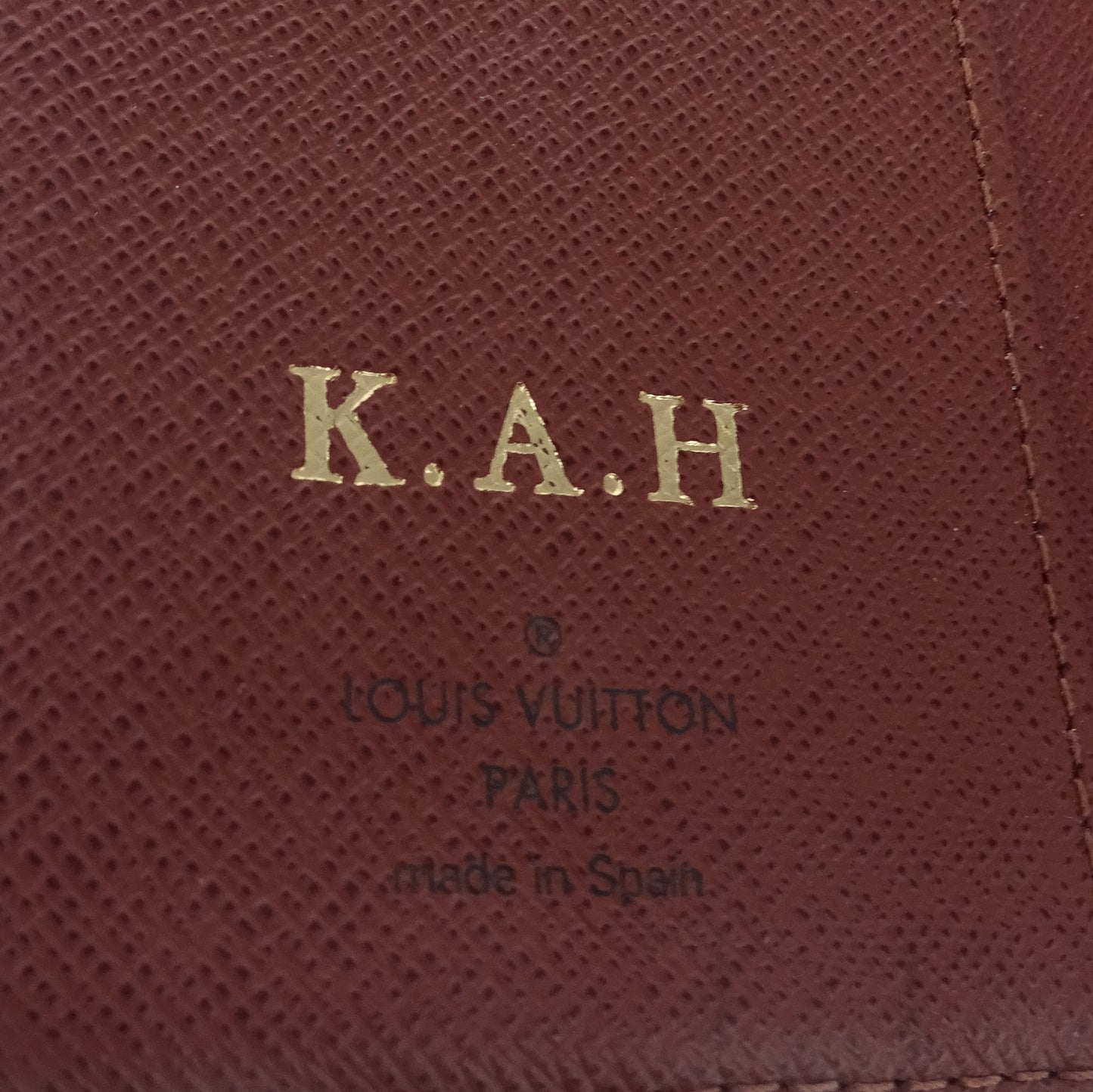 Louis Vuitton Monogram Classic Ring Agenda PM CA1107 - 2017 (hotstamped KAH)