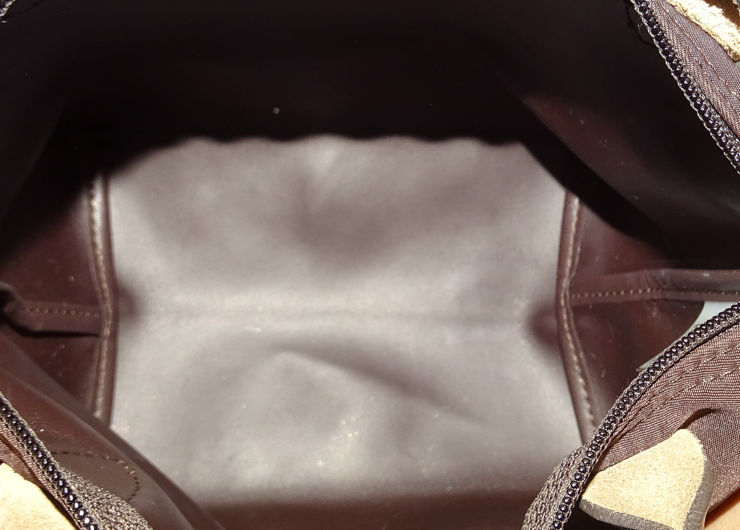 Longchamp Brown Le Pliage Mini