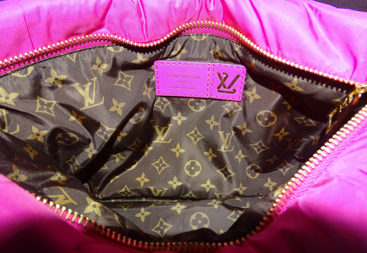 Louis Vuitton Black & Pink ECONYL Maxi Multi Pochette Accessoires