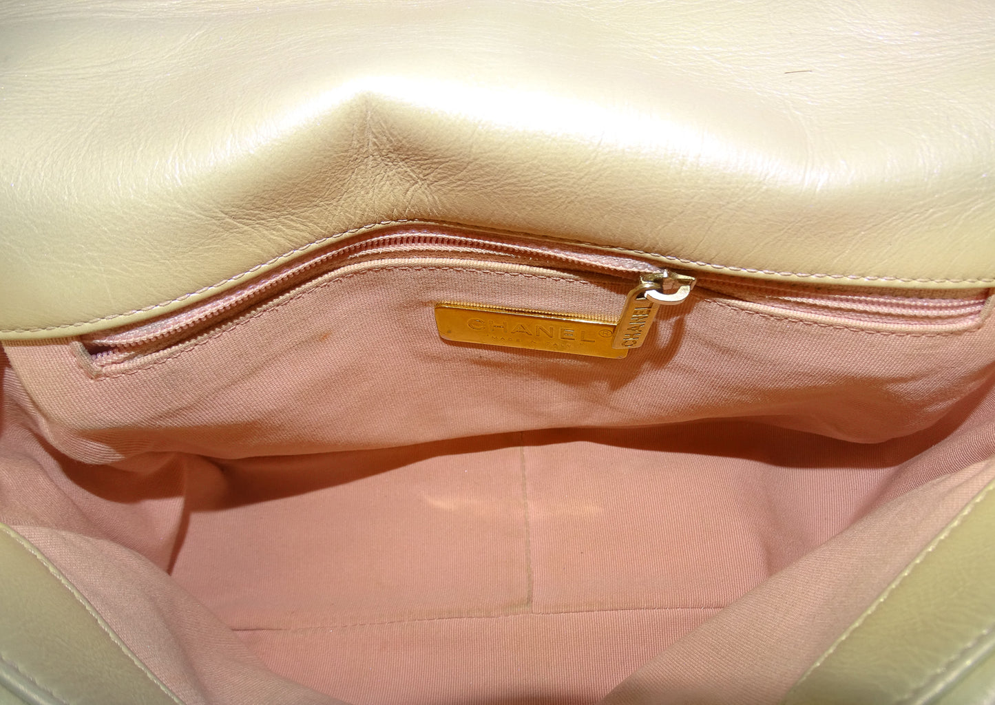 Chanel 19 Iridescent Leather Small (NFID)