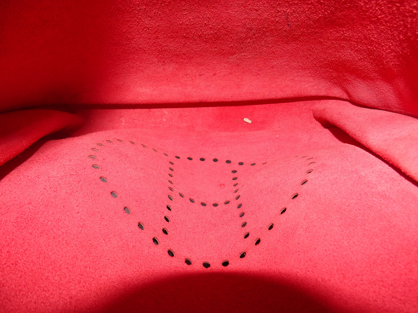 Hermes Vintage Rouge Evelyne I GM Epsom Leather 1997