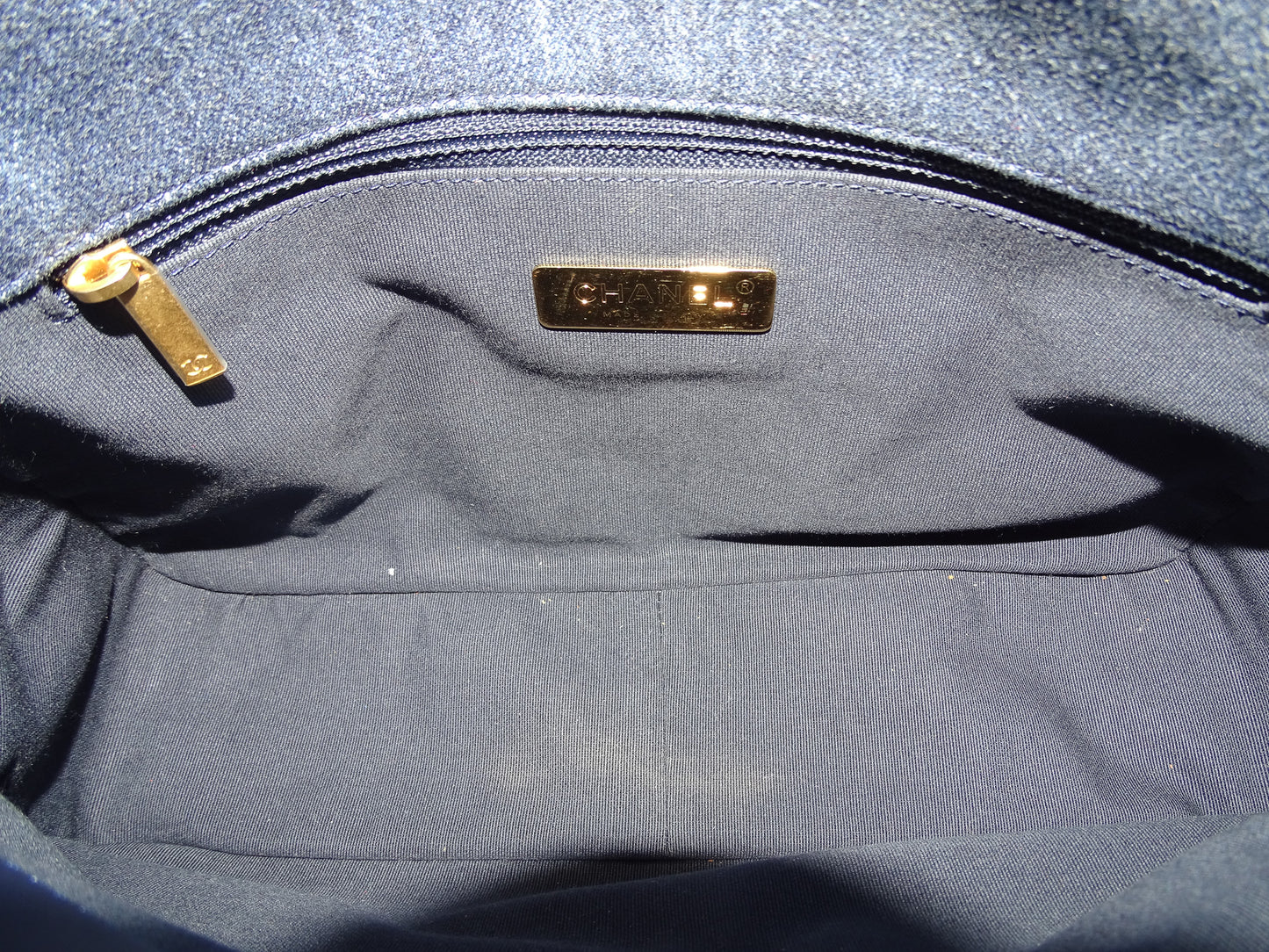 Chanel Blue Denim Medium 19 Bag (2023, RRP €5900)