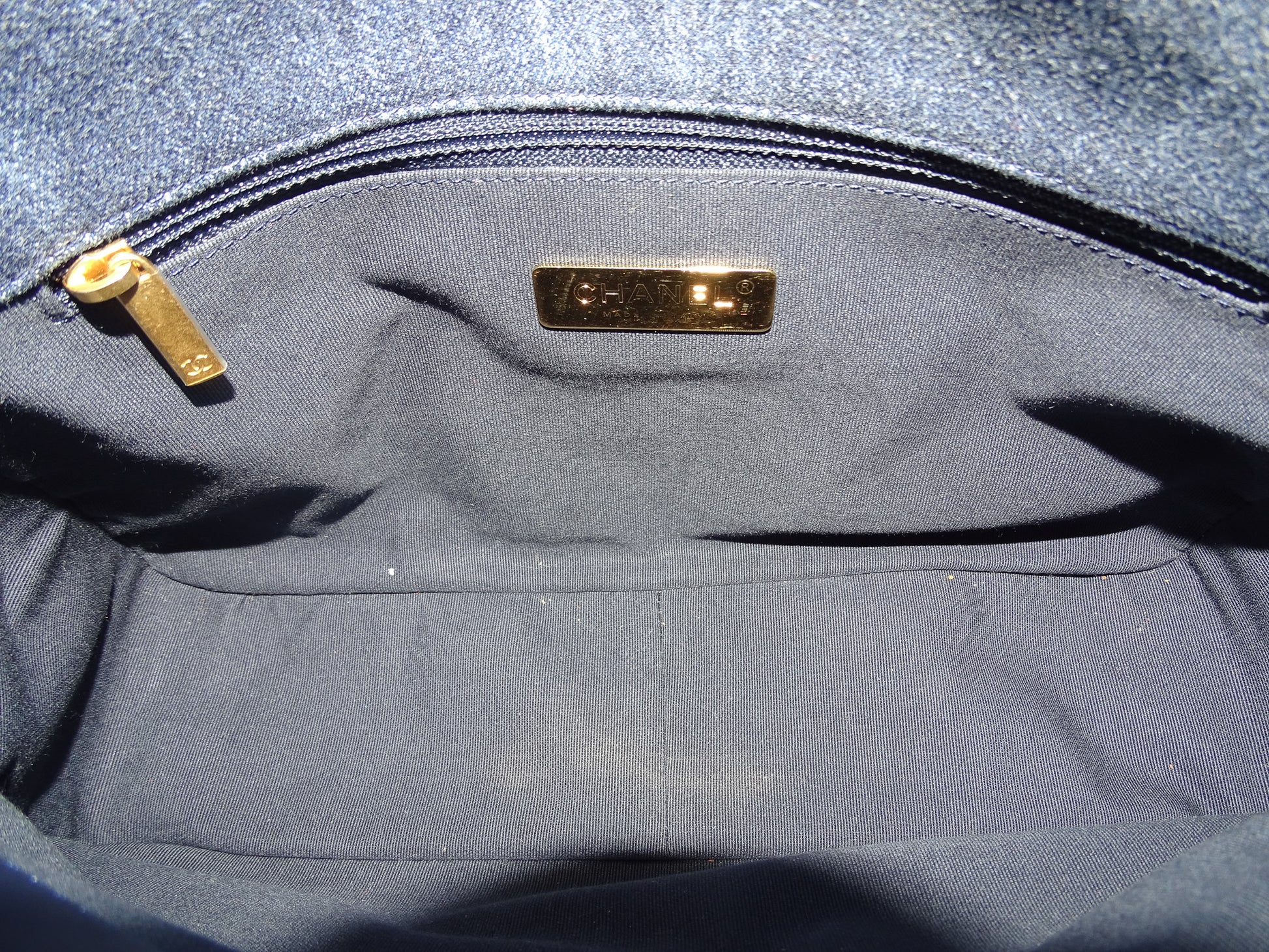 Chanel Denim Tote Bag 19P