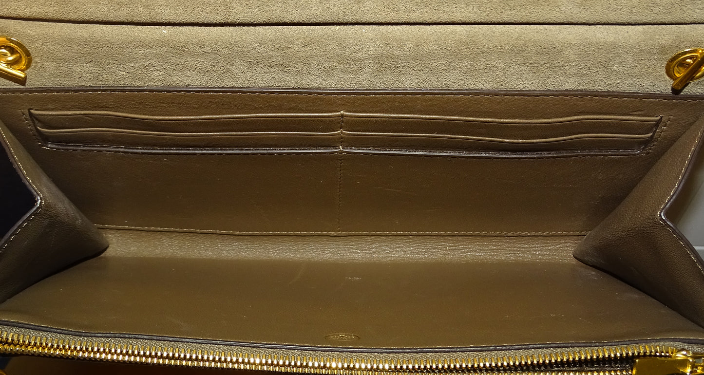 Mulberry Amberley Chain Wallet Apricot