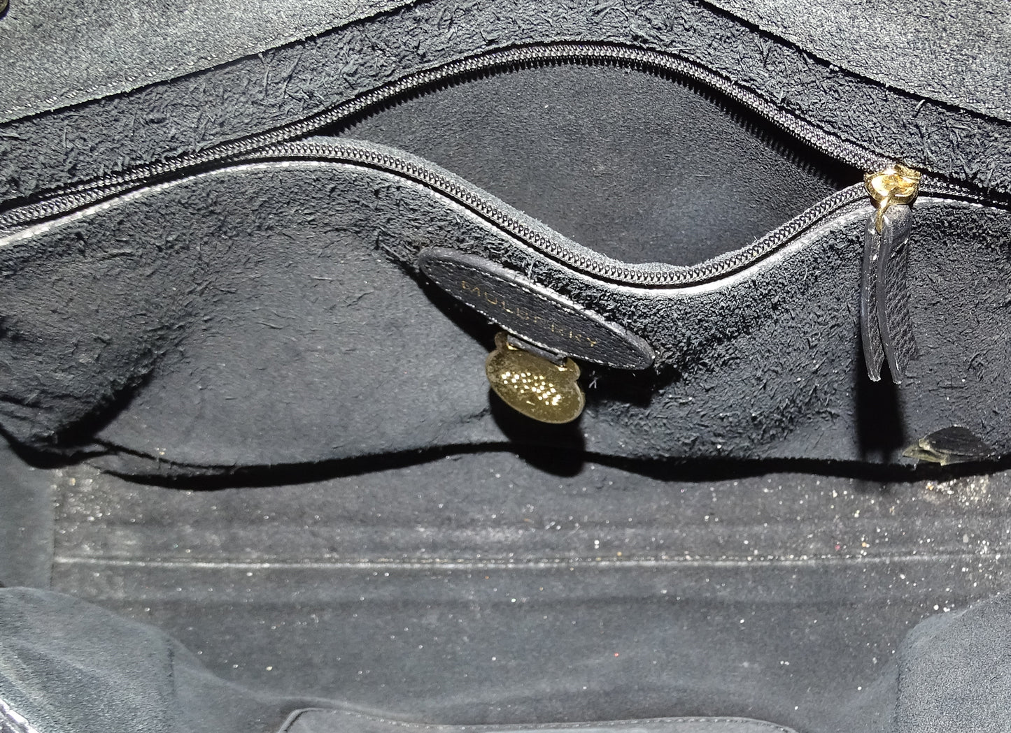 Mulberry Lily Medium Black Leather