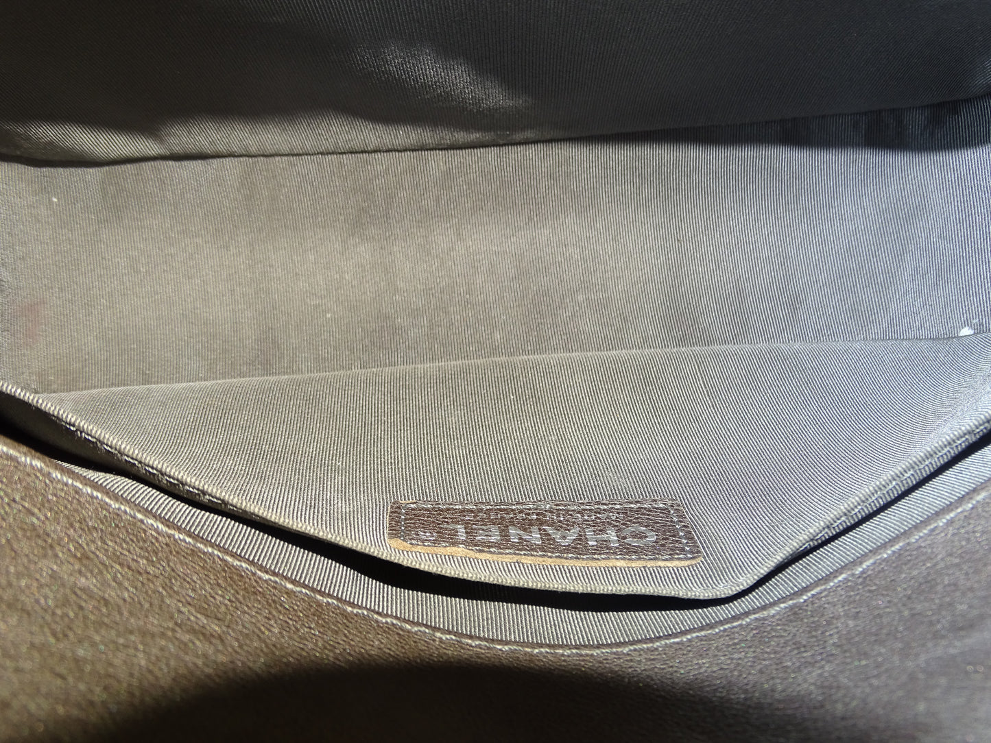 Chanel Medium Boy Bag Taupe 2103/14