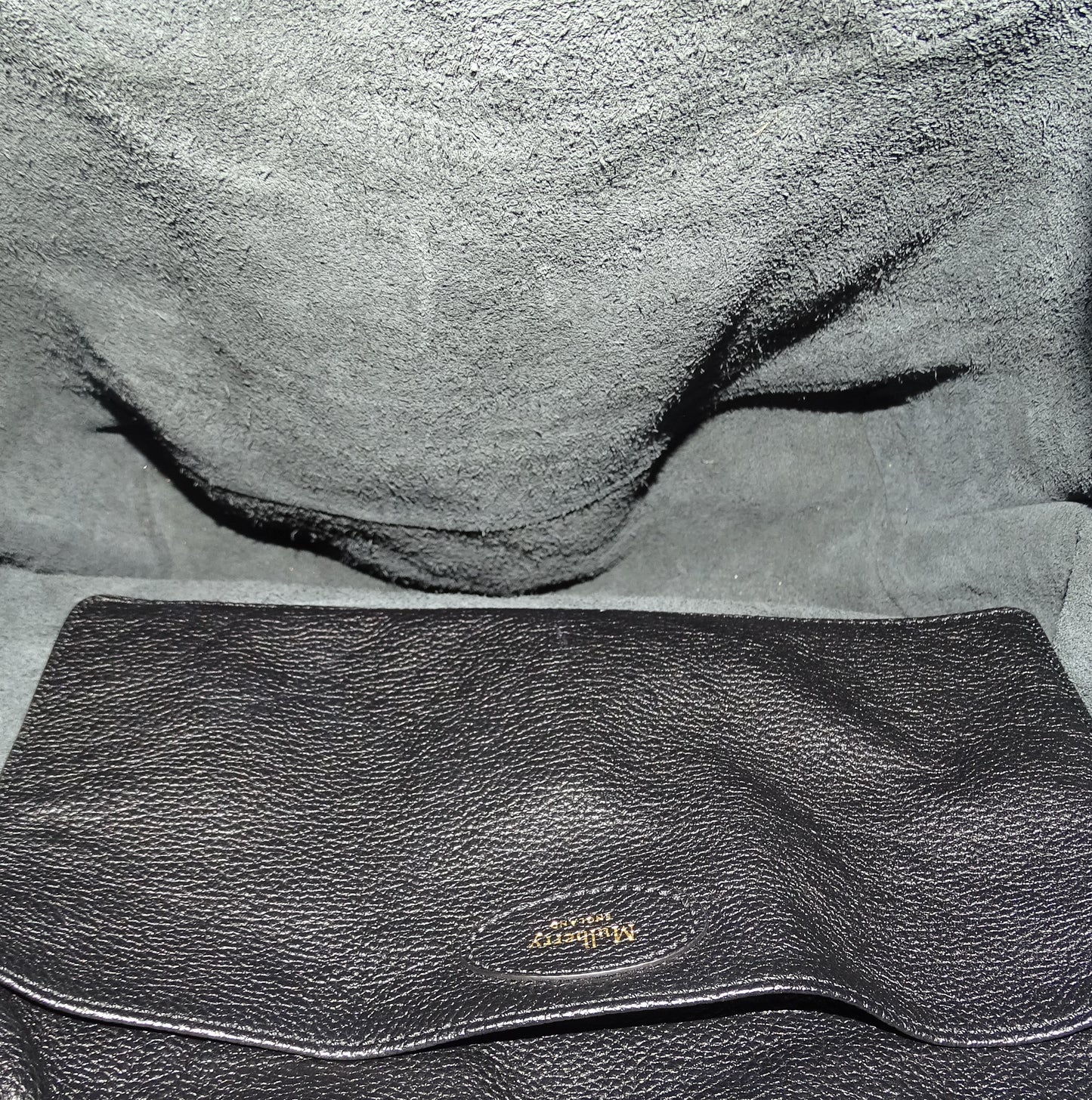 Mulberry Blossom Tote Black Classic Grain Leather