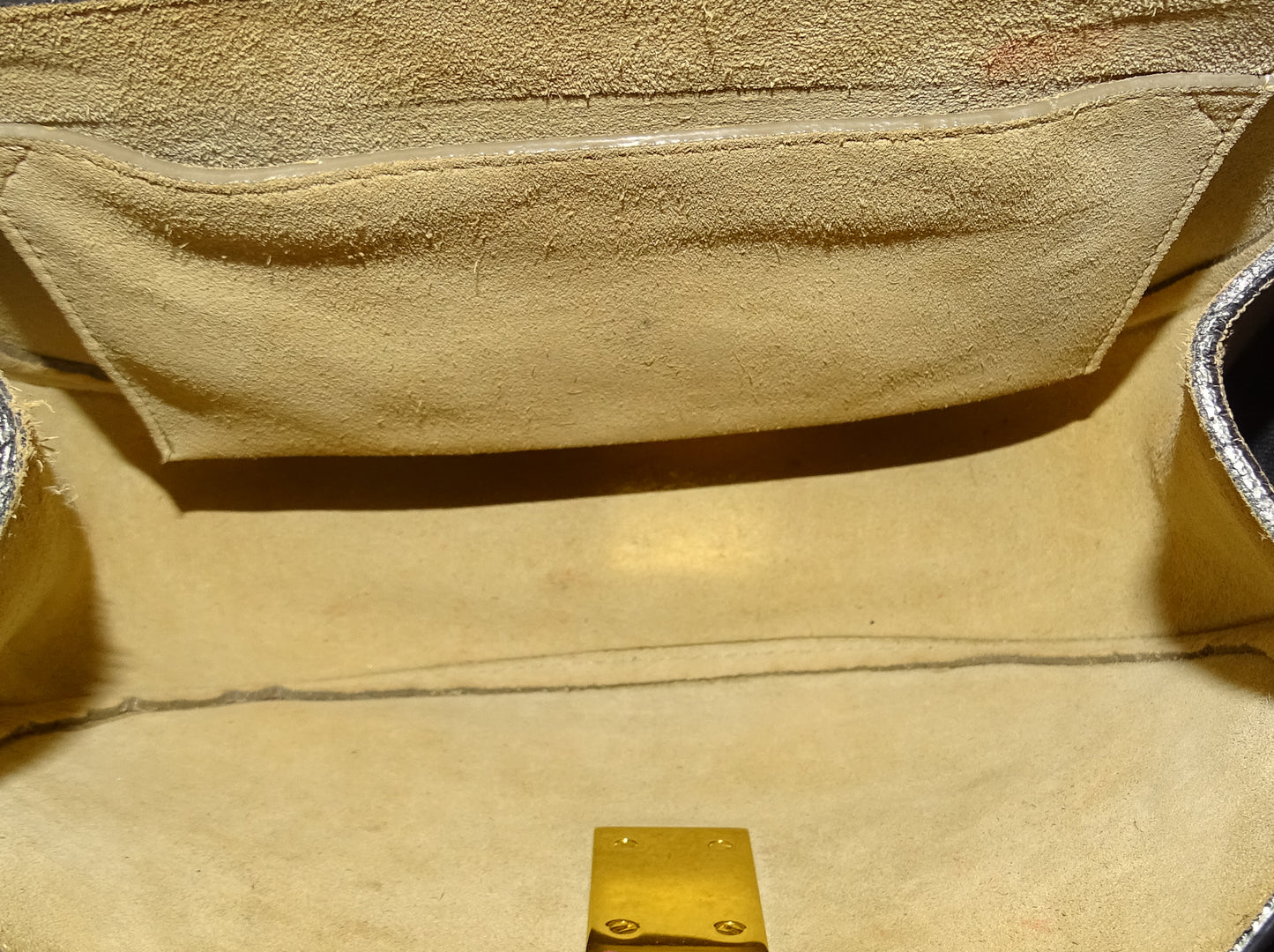 Chloe Drew Bag Motty Grey Leather GHW
