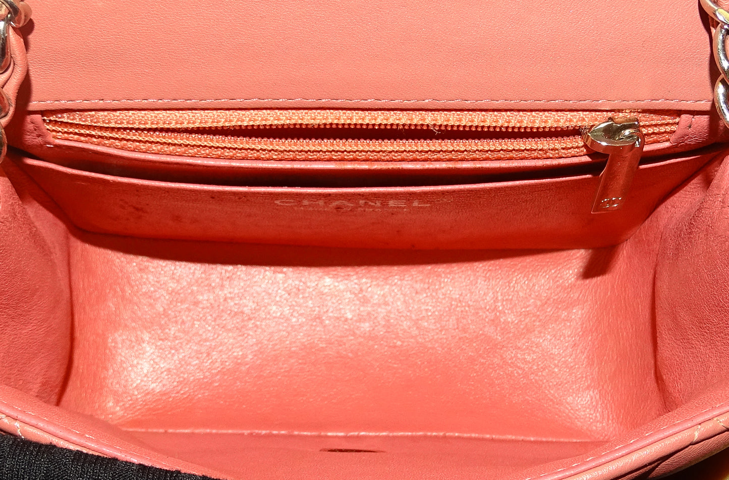 Chanel Mini Square Flap Pink Lambskin SHW 2019