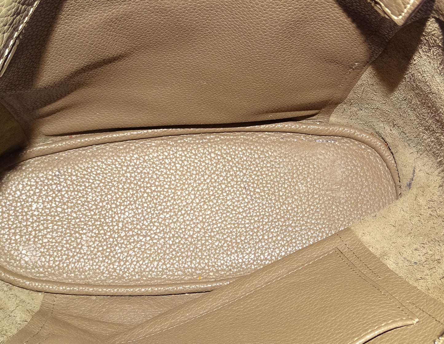 Hermes Good News PM Etoupe Clemence Crossbody Bag 2008