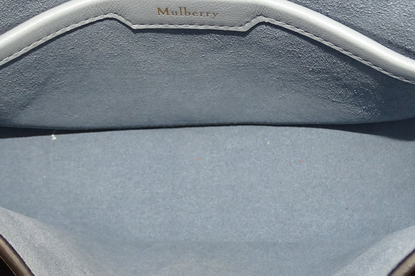 Mulberry Sadie Cloud Blue Silky Calf GHW