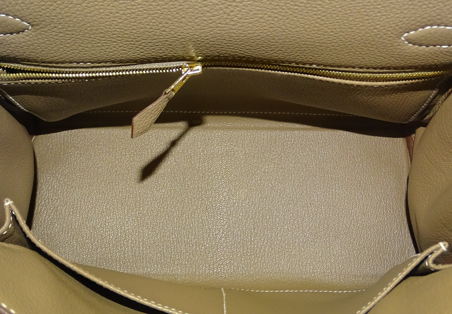 Hermes Kelly 28 Etoupe Togo Leather 2022 Full Set