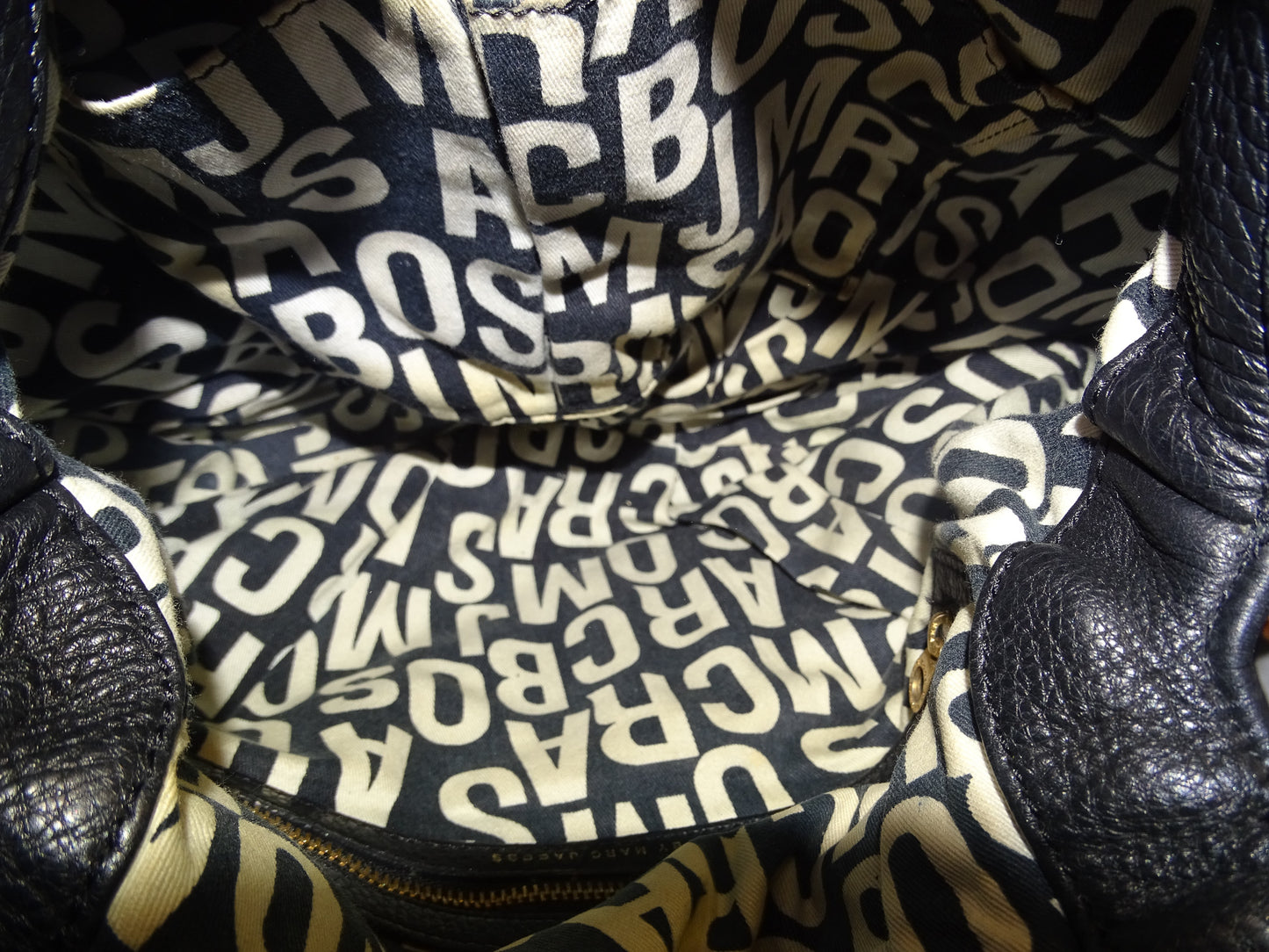 Marc Jacobs Classic Q Natasha Black Leather