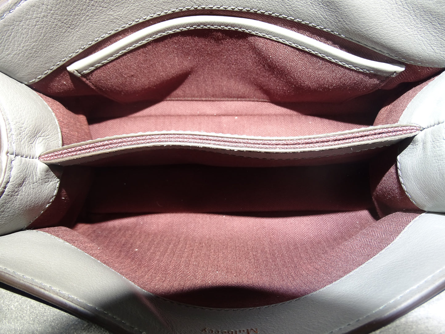 Mulberry Seaton Mini Charcoal Silky Calf GHW