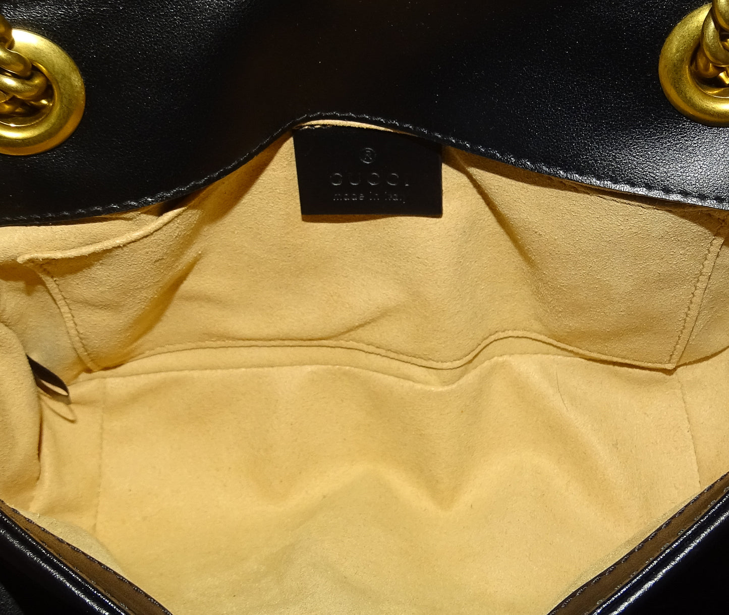 Gucci Marmont Flap Bag Mini Black GHW