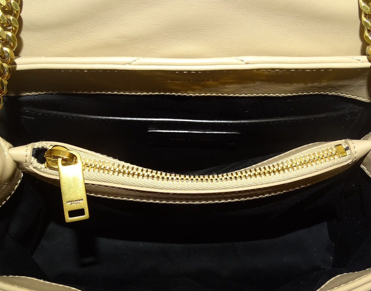 Saint Laurent Loulou Small Beige GHW 2021