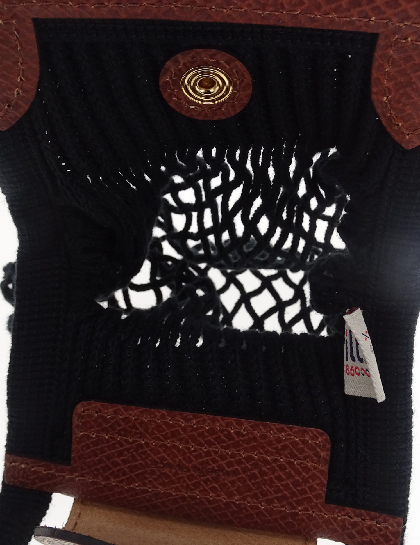 Longchamp Le Pliage Filet Ecru XS Mesh Bag